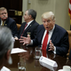 Trump meets with the sheriff’s in the Roosevelt Room. Photo via AP